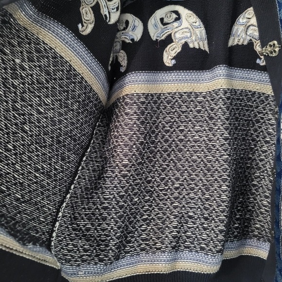 Northern Lights Clothing Co Eagle Cardigan Women's Small Sweater Metal Clasp - Picture 9 of 9